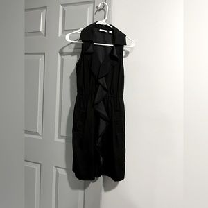 Ny and Co black dress with ruffle detail
